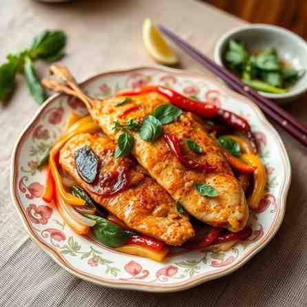 Crispy Pad Cha - Spicy Thai Fish Dish